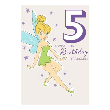 Disney Tinkerbell 5th Birthday Card £1.00